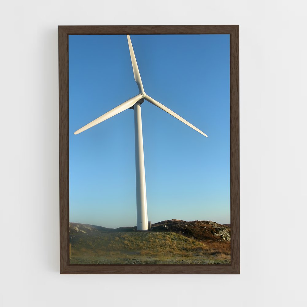 ap-wind turbines-3 cadre Bois foncé