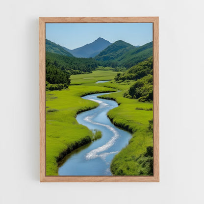 ap-winding river-2 cadre Bois clair