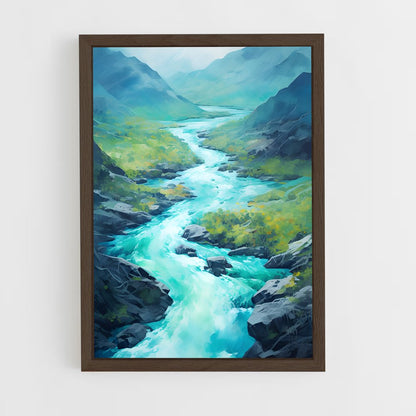 ap-winding river-3 cadre Bois foncé