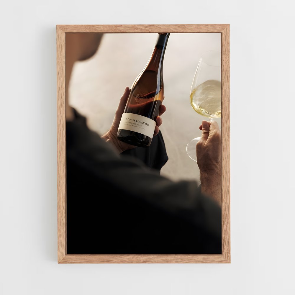 ap-wine-7 cadre Bois clair