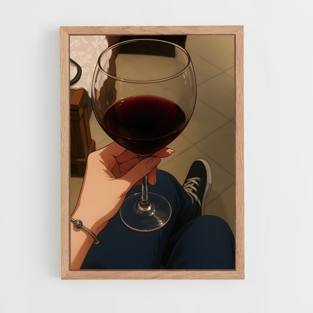 ap-wine-8 cadre Bois clair