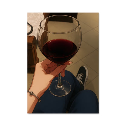 Poster Vin et Détente