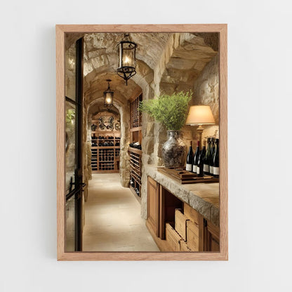 ap-wine cellar-1 cadre Bois clair