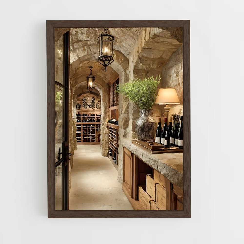ap-wine cellar-1 cadre Bois foncé