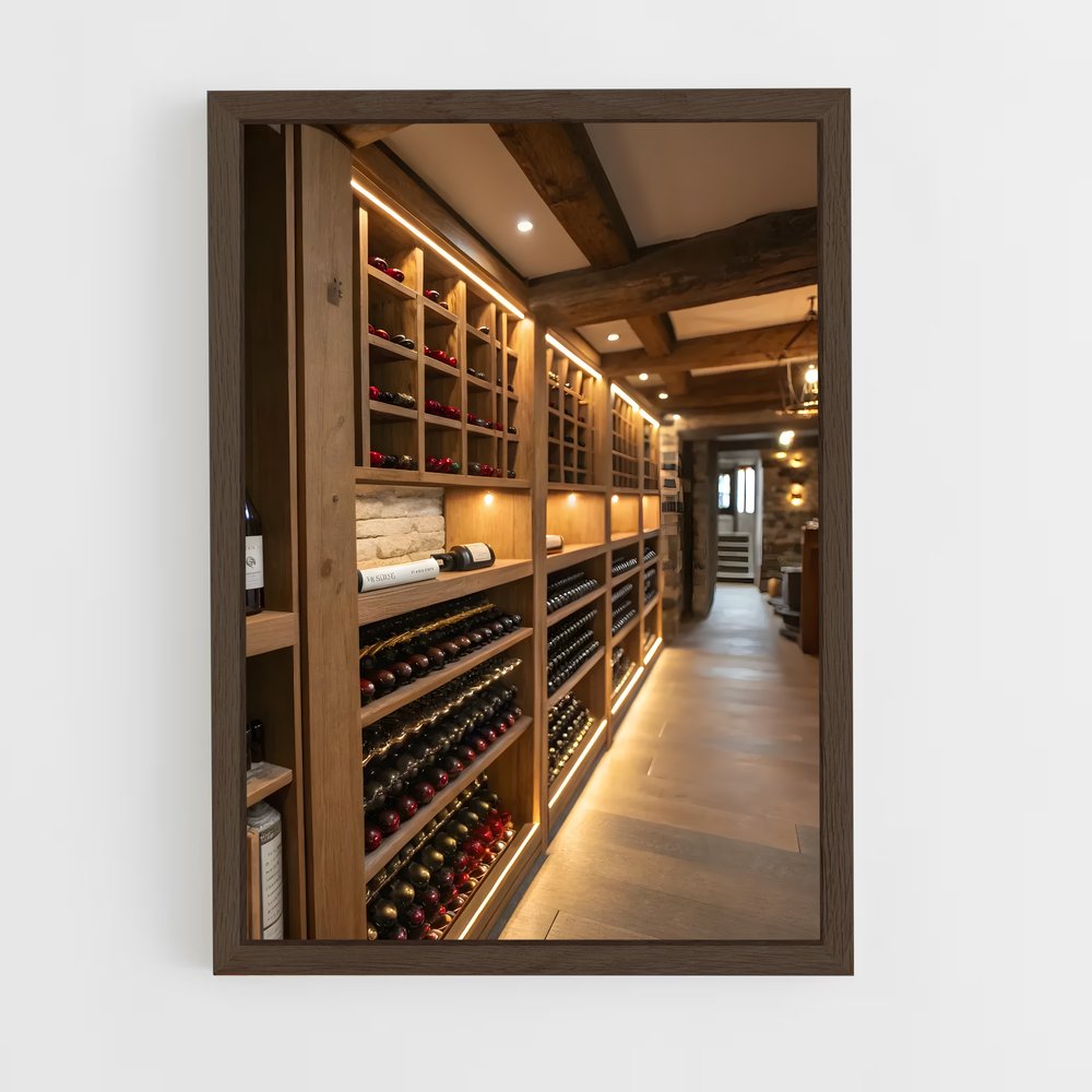 ap-wine cellar-10 cadre Bois foncé