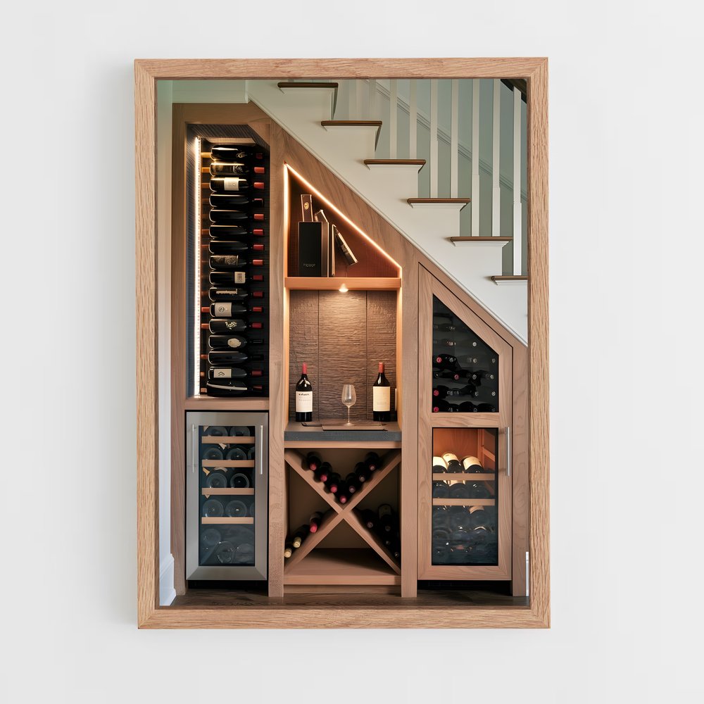 ap-wine cellar-11 cadre Bois clair