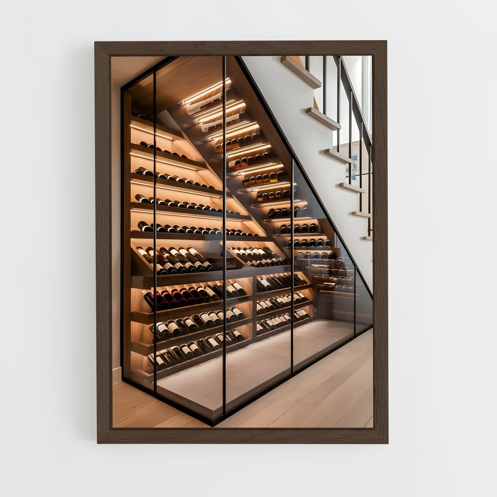 ap-wine cellar-2 cadre Bois foncé