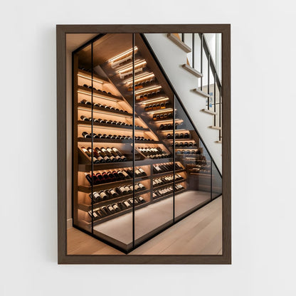 ap-wine cellar-2 cadre Bois foncé