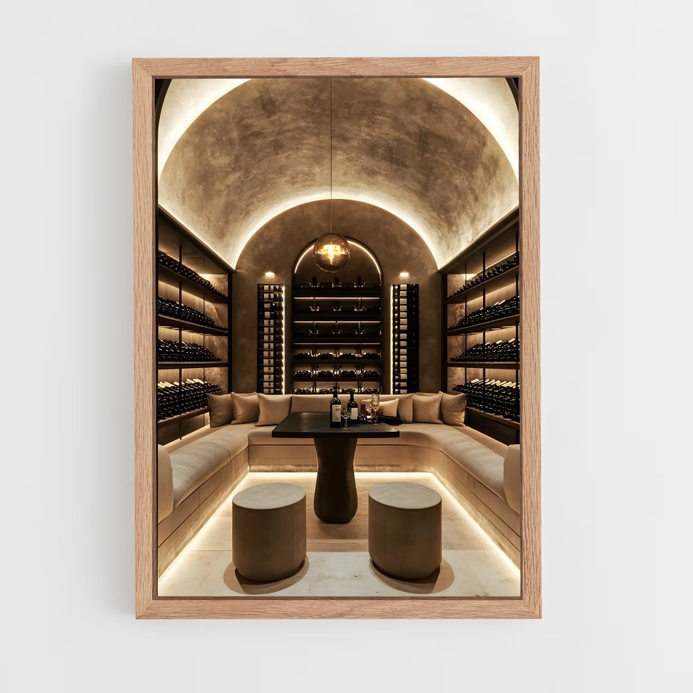 ap-wine cellar-3 cadre Bois clair