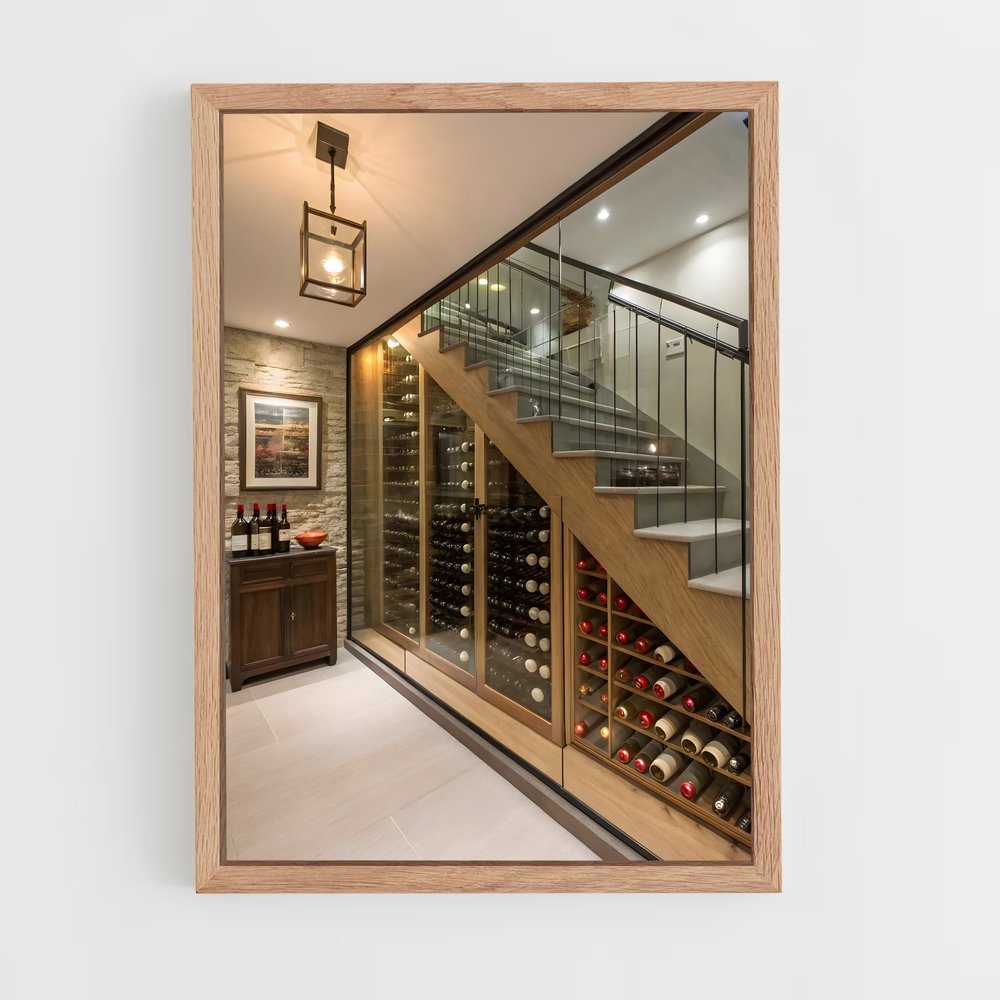 ap-wine cellar-8 cadre Bois clair