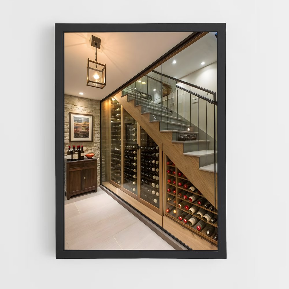 ap-wine cellar-8 cadre Noir