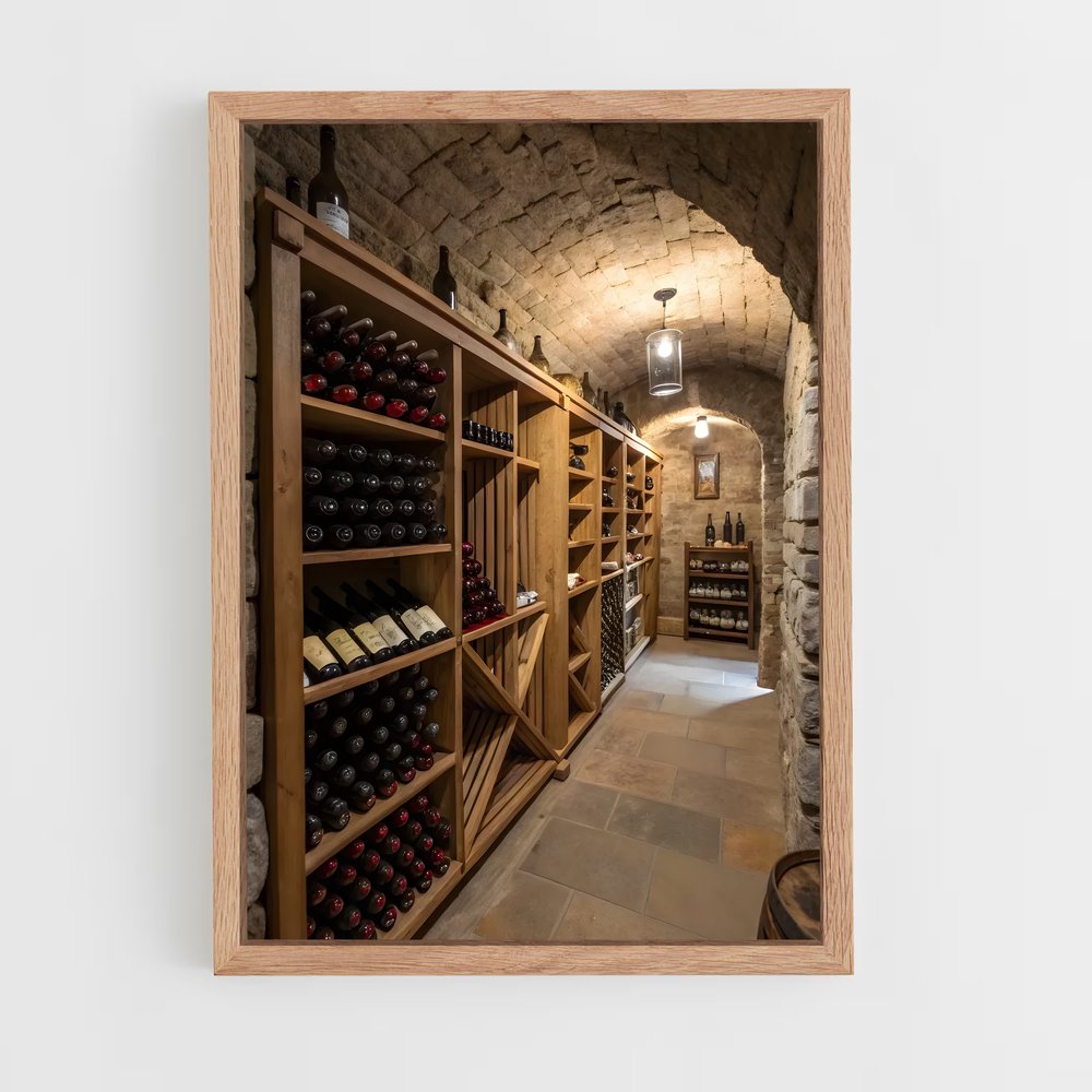ap-wine cellar-9 cadre Bois clair