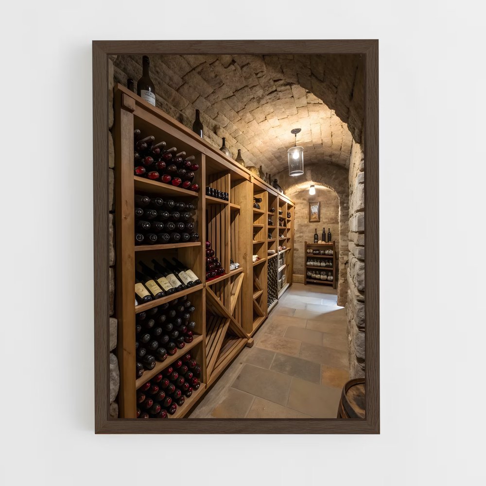 ap-wine cellar-9 cadre Bois foncé