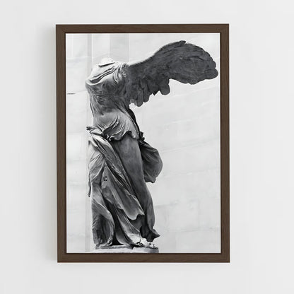 ap-winged victory of samothrace-6 cadre Bois foncé
