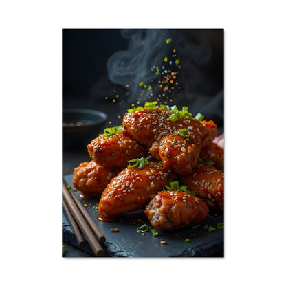 Poster Wings & Sauces
