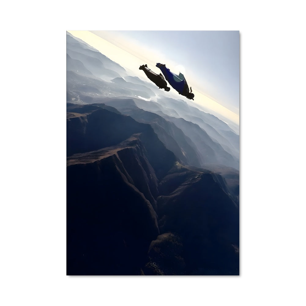 Poster Wingsuit flying 64216
