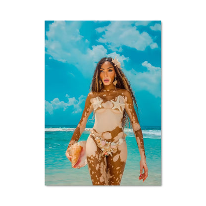 Poster Plage et Éclats