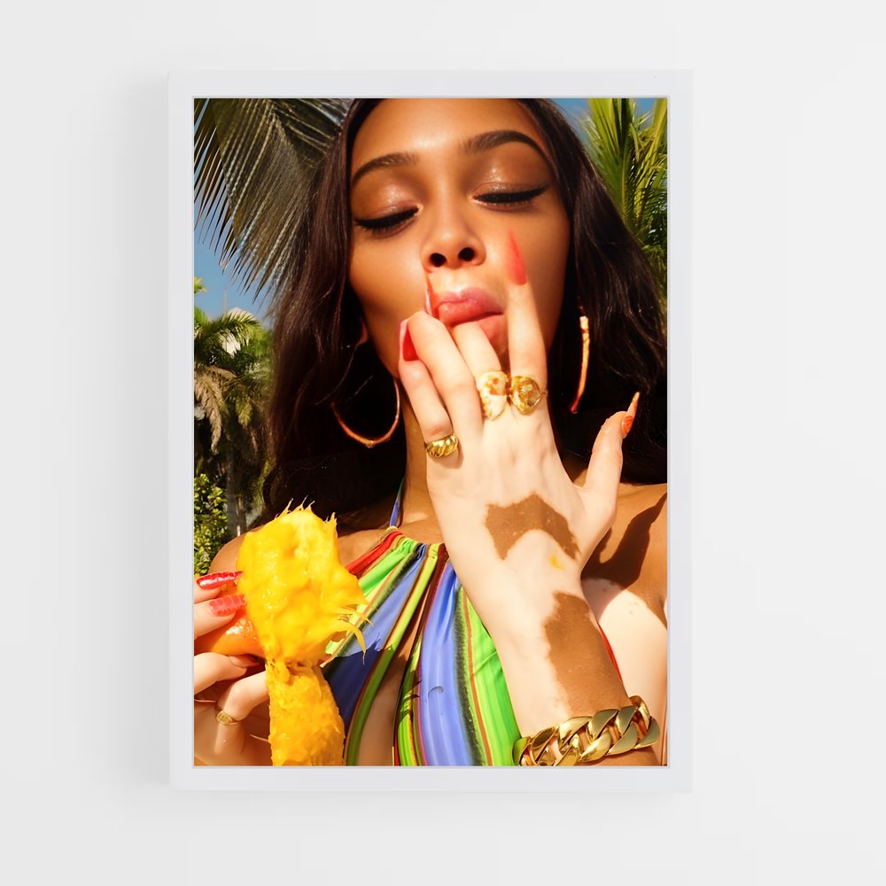 ap-winnie harlow-8 cadre Blanc