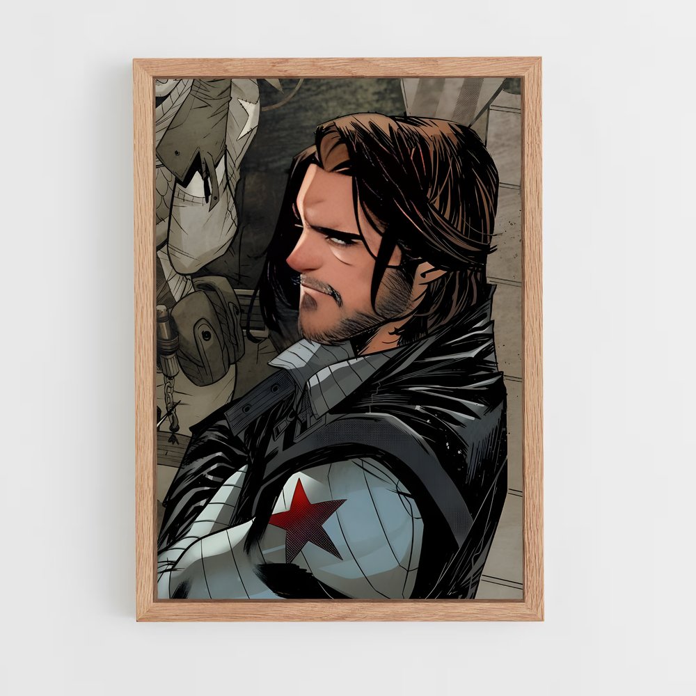ap-winter soldier-1 cadre Bois clair