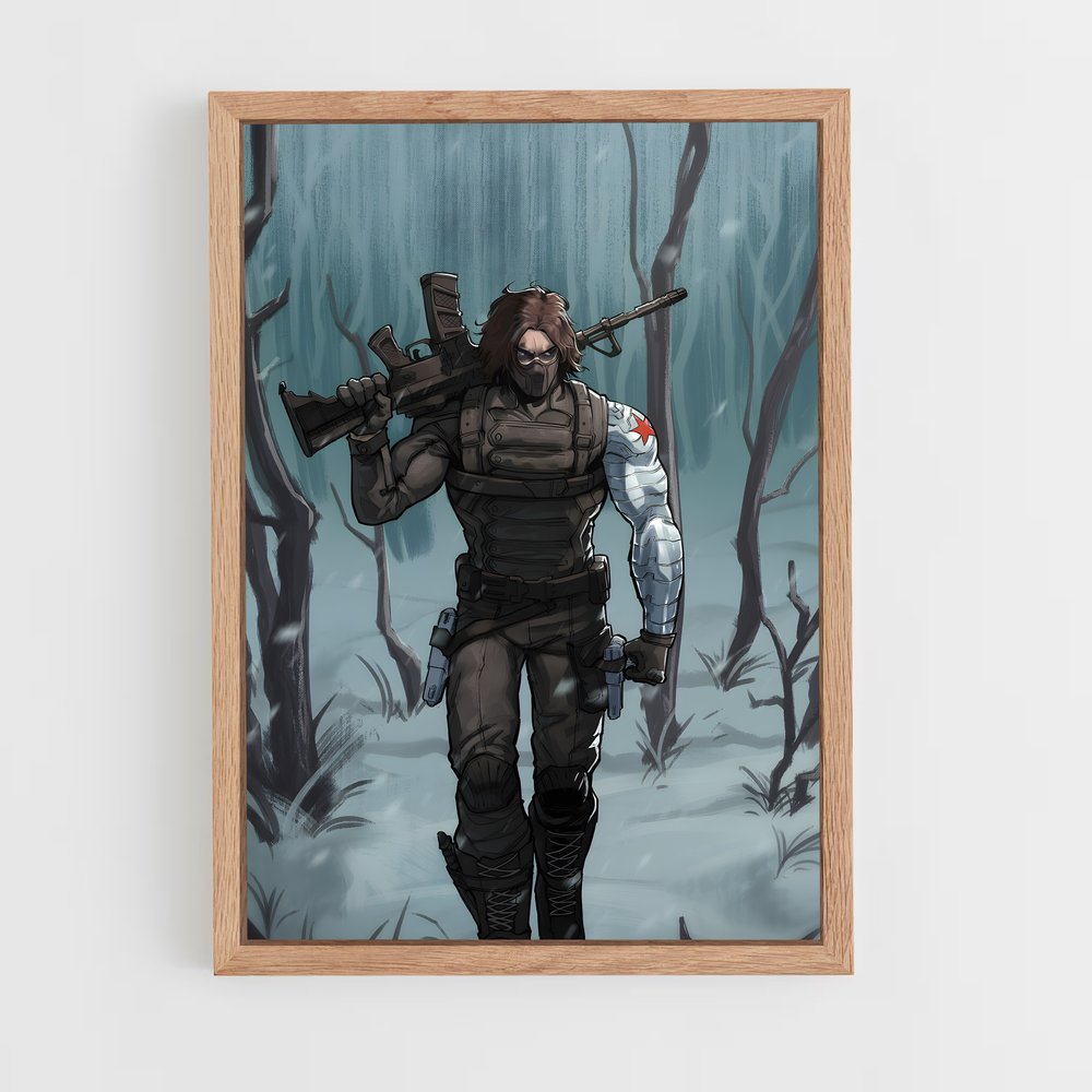 ap-winter soldier-4 cadre Bois clair