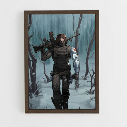 ap-winter soldier-4 cadre Bois foncé