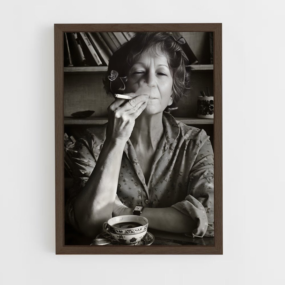 ap-wislawa szymborska-1 cadre Bois foncé
