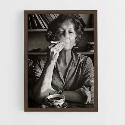 ap-wislawa szymborska-1 cadre Bois foncé