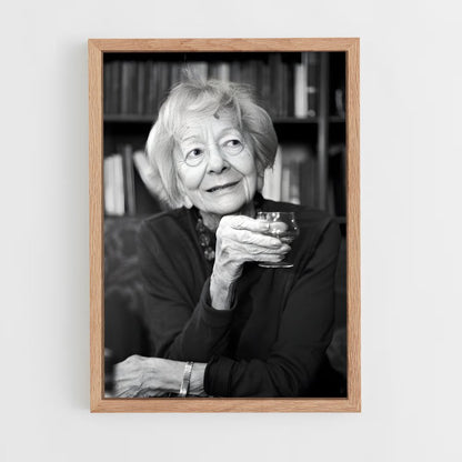 ap-wislawa szymborska-2 cadre Bois clair