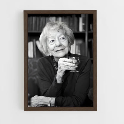 ap-wislawa szymborska-2 cadre Bois foncé