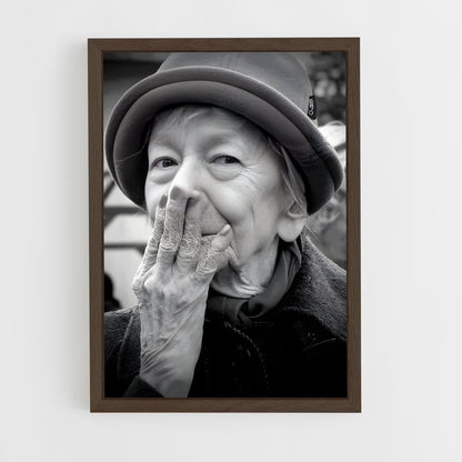 ap-wislawa szymborska-7 cadre Bois foncé