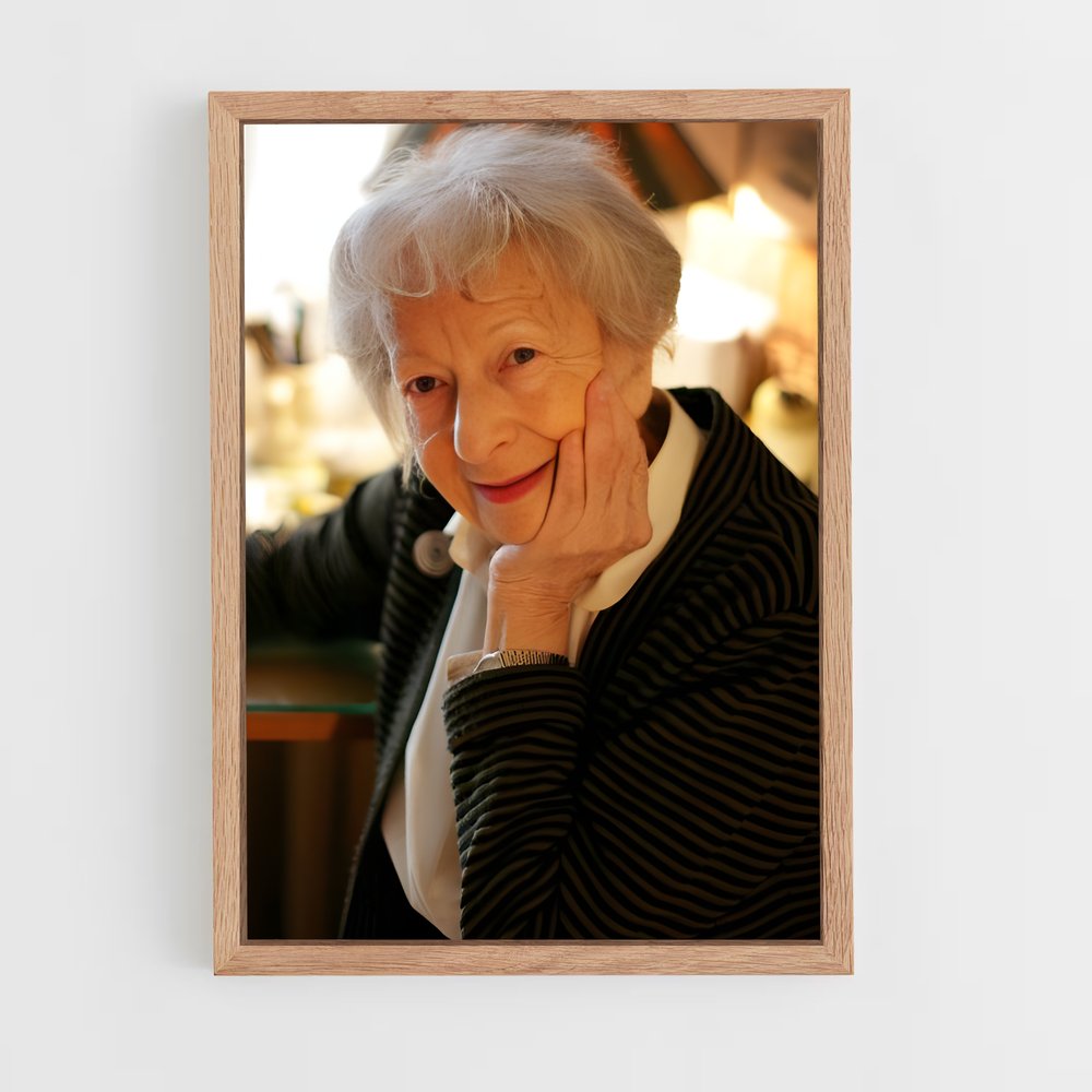ap-wislawa szymborska-8 cadre Bois clair