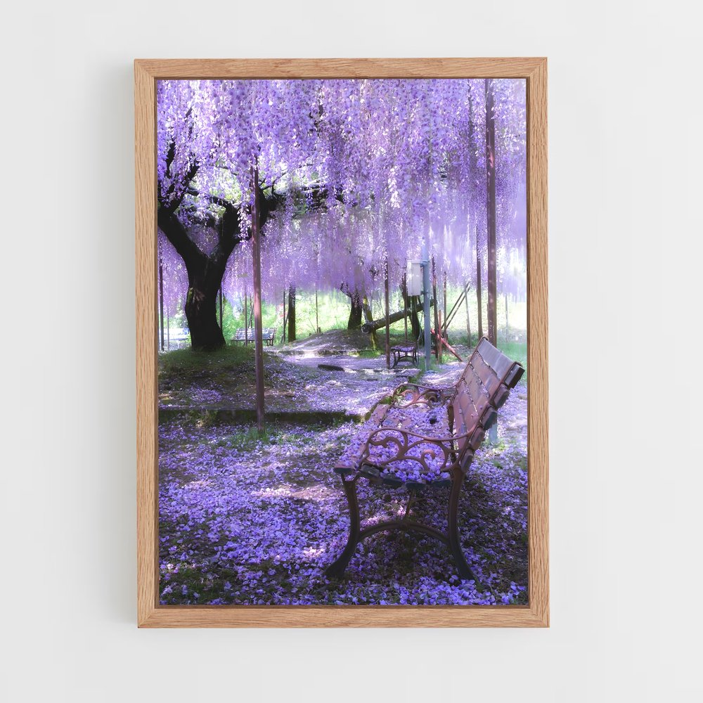 ap-wisteria-4 cadre Bois clair