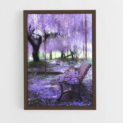 ap-wisteria-4 cadre Bois foncé