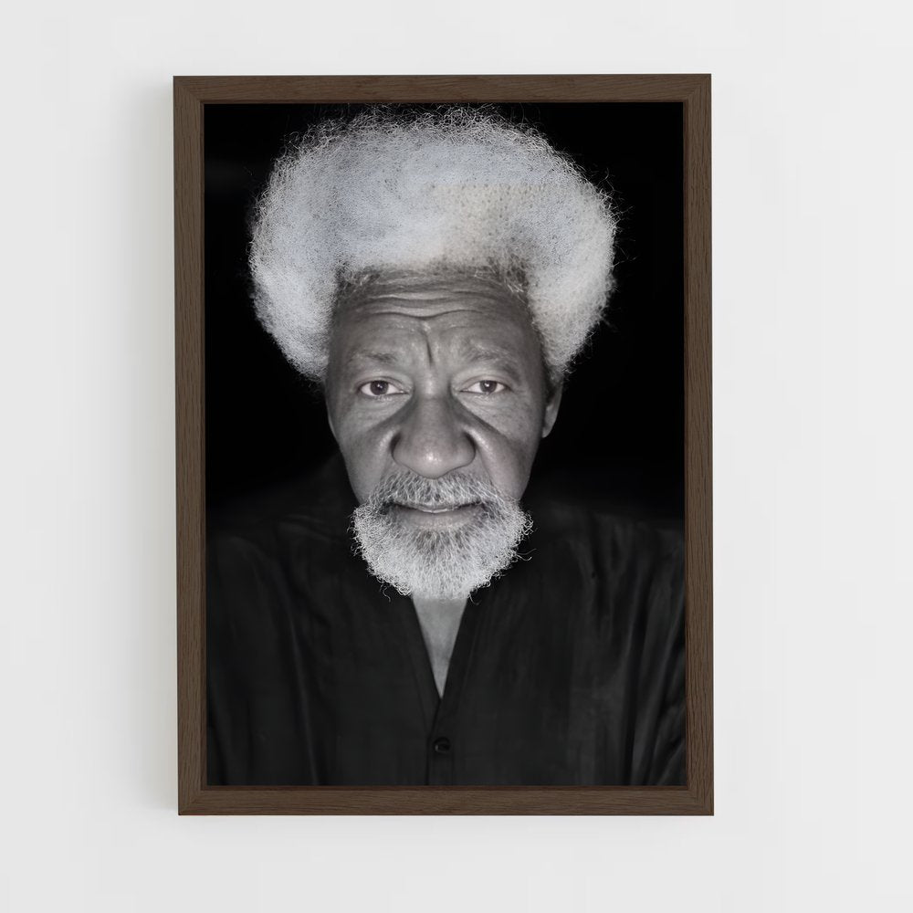 ap-wole soyinka-2 cadre Bois foncé