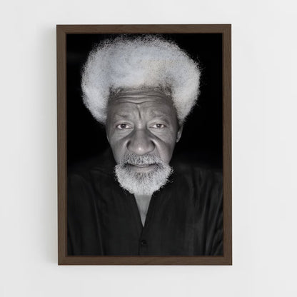 ap-wole soyinka-2 cadre Bois foncé