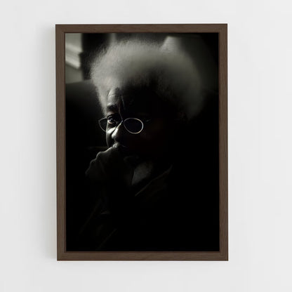 ap-wole soyinka-3 cadre Bois foncé
