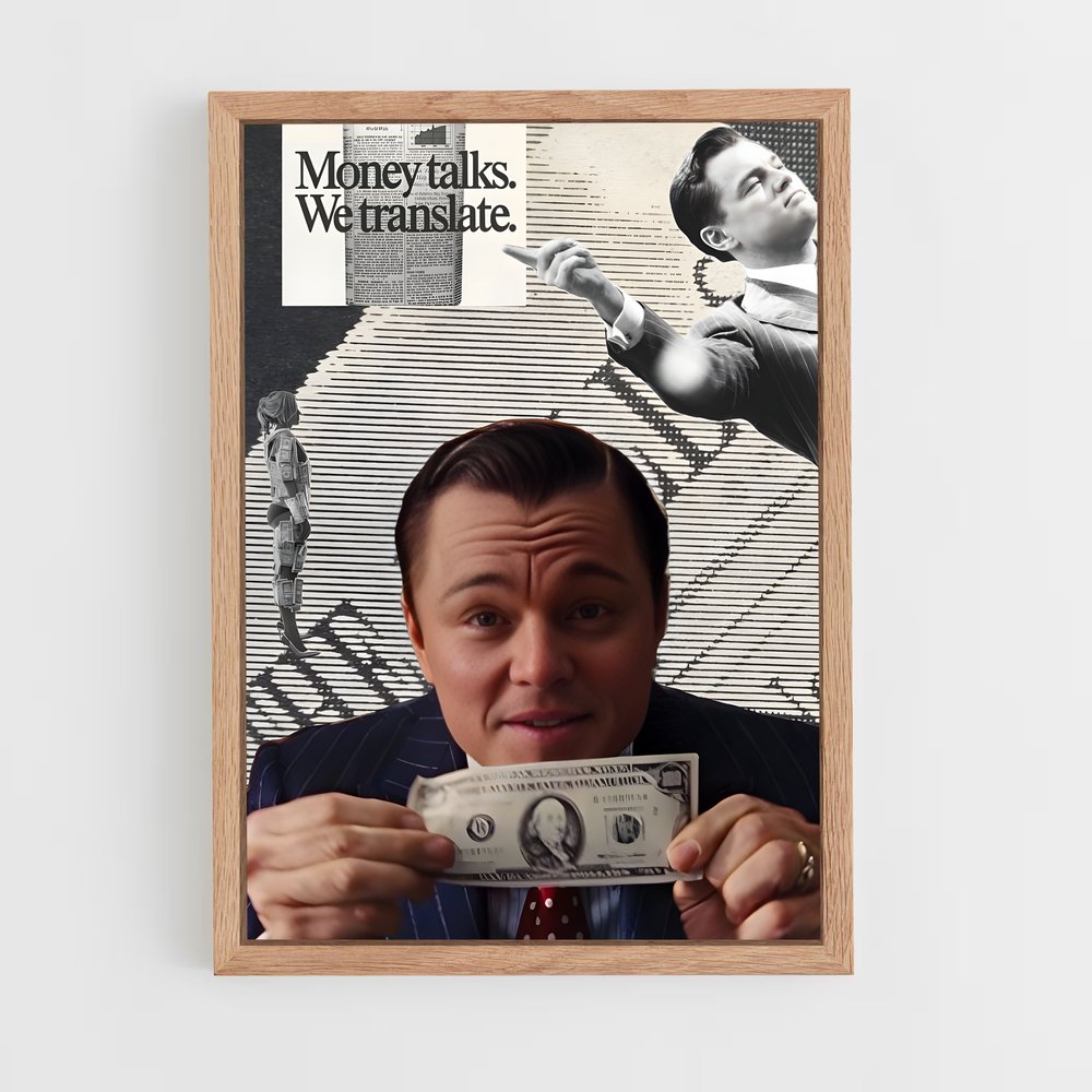 ap-wolf of wall street-2 cadre Bois clair