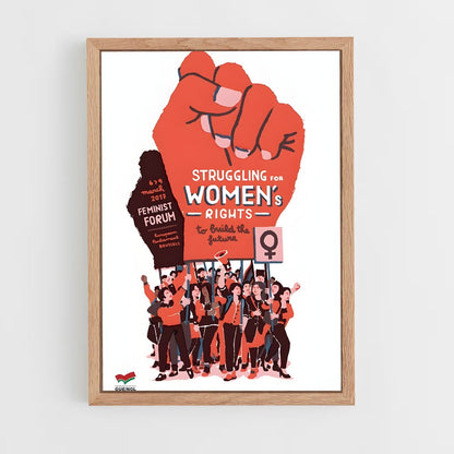 ap-women's march-2 cadre Bois clair
