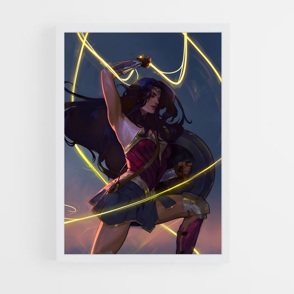 ap-wonder woman-1 cadre Blanc