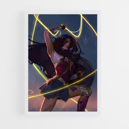 ap-wonder woman-1 cadre Blanc