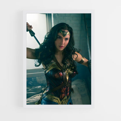 ap-wonder woman-12 cadre Blanc