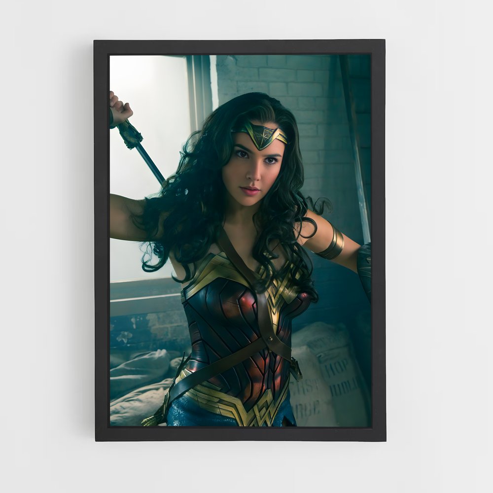 ap-wonder woman-12 cadre Noir