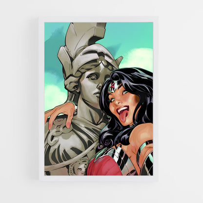 ap-wonder woman-14 cadre Blanc