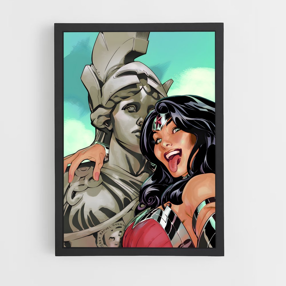ap-wonder woman-14 cadre Noir