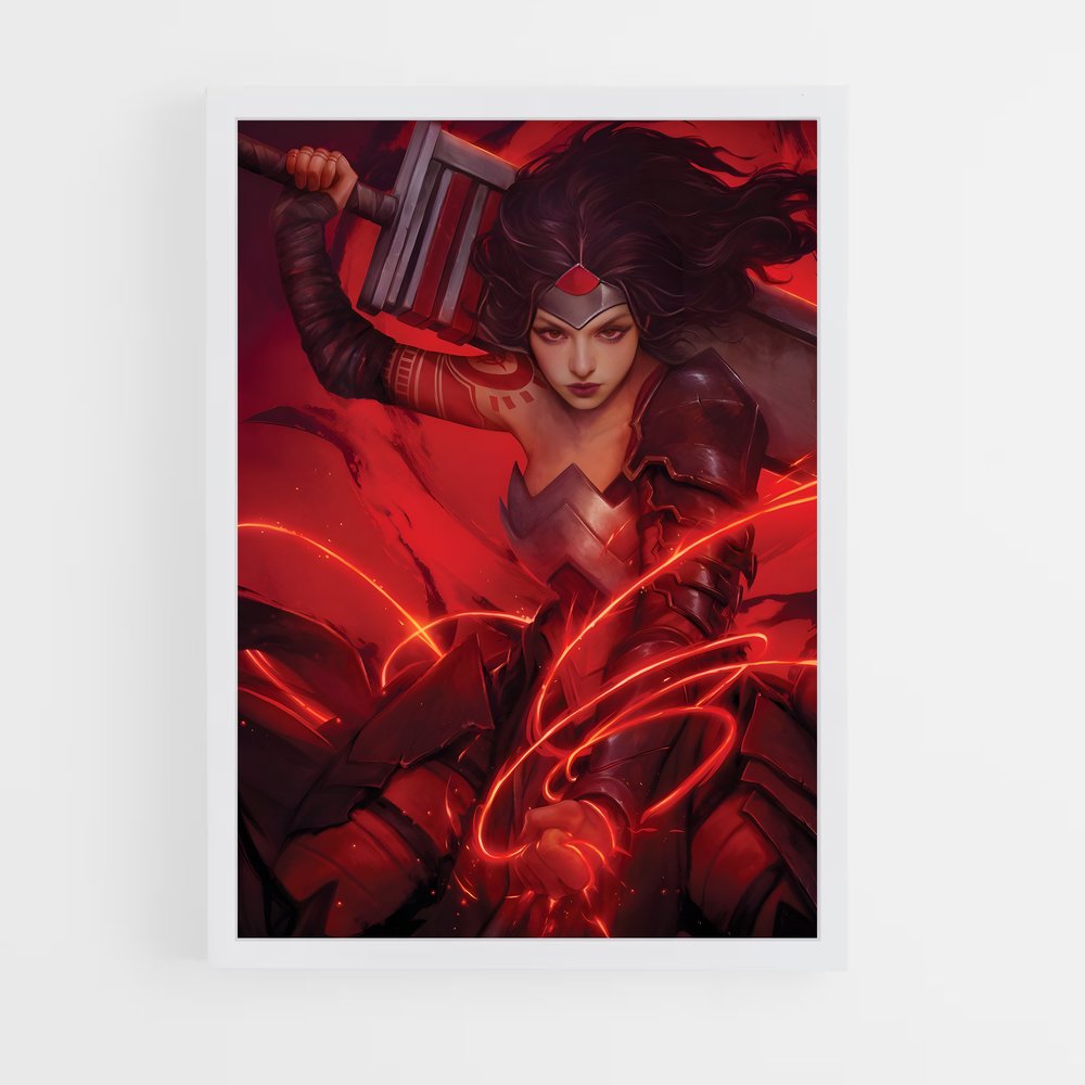 ap-wonder woman-2 cadre Blanc