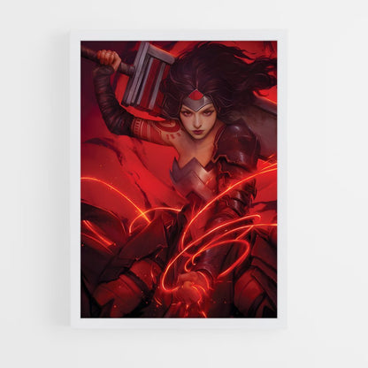 ap-wonder woman-2 cadre Blanc