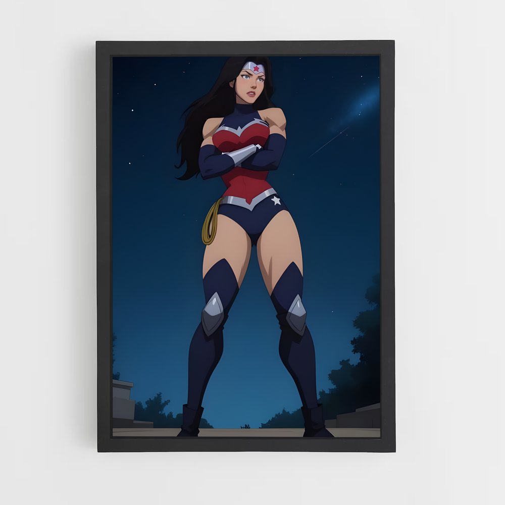 ap-wonder woman-3 cadre Noir