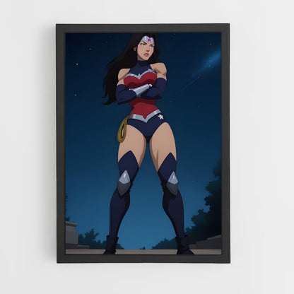 ap-wonder woman-3 cadre Noir