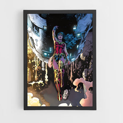ap-wonder woman-4 cadre Noir