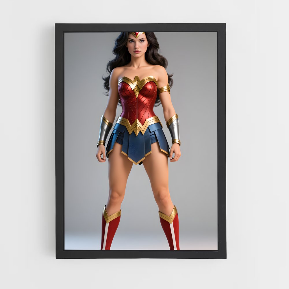 ap-wonder woman-5 cadre Noir